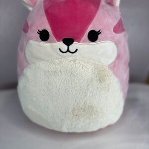 Squishmallow Dinalee Pink chipmunk 11”